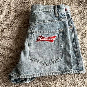 Women’s PacSun Budweiser Denim Shorts